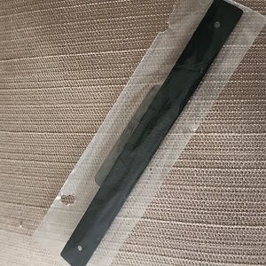 New Brighton Christo Cuff Slim Black Leather Strap, NWT